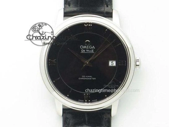 0421 TopPick De Ville Prestige Ladies 32.7mm SS MKF 1:1 Best Edition Blue Dial Diamonds Markers on SS Bracelet MIYOTA 7972